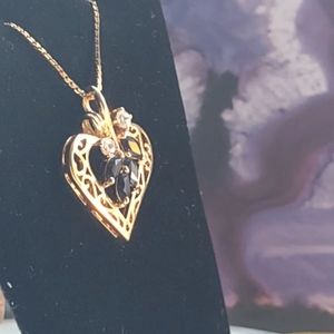 Gold over sterling necklace